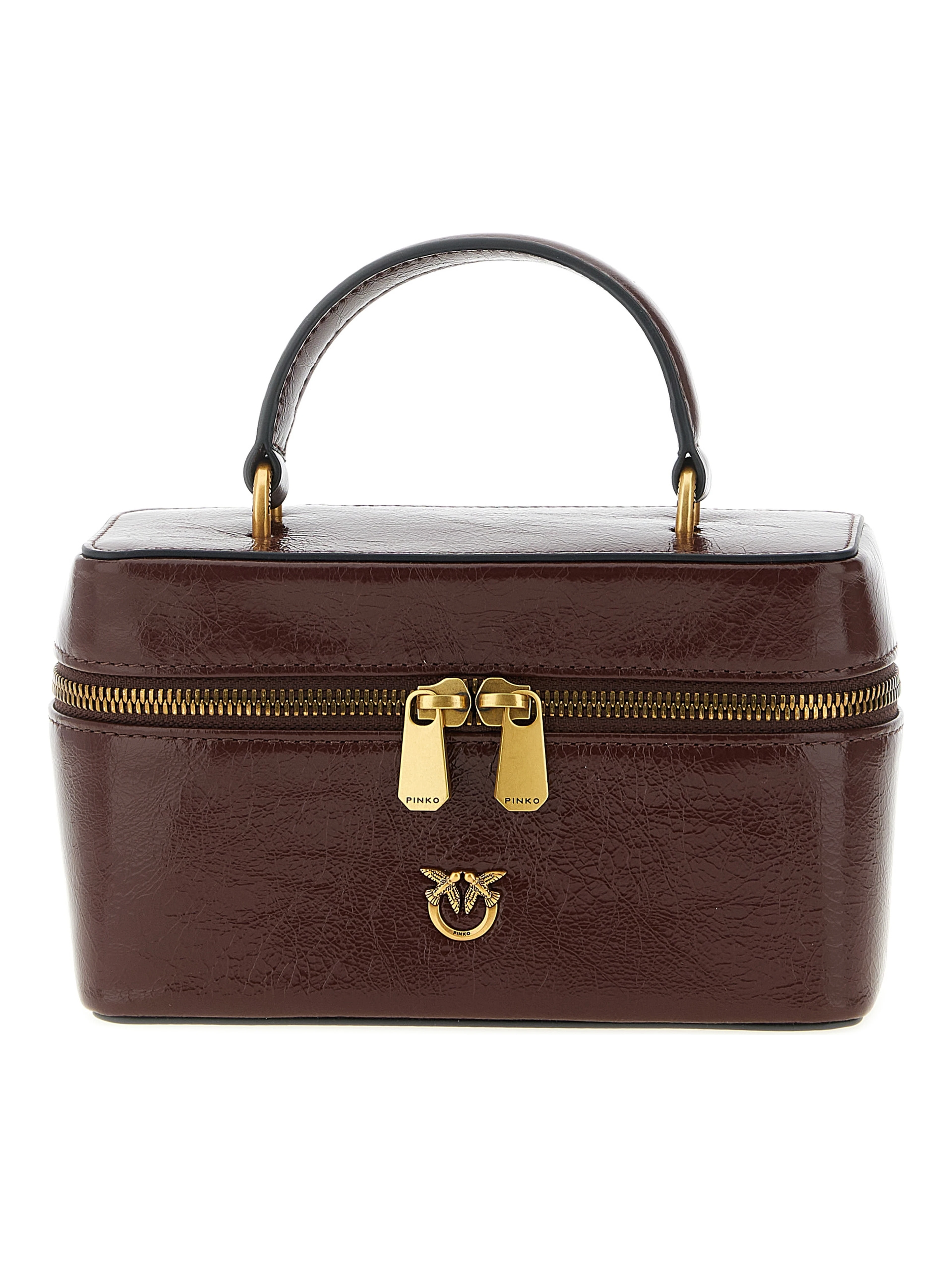 Bordeaux Calfskin Crossbody Bag