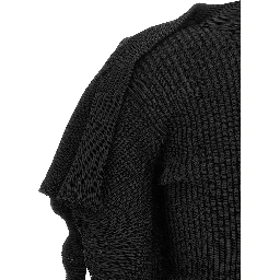 Black Polyester Blouse