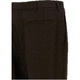 Brown Wool Bermuda Shorts