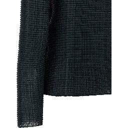 Blue Polyester Cardigan