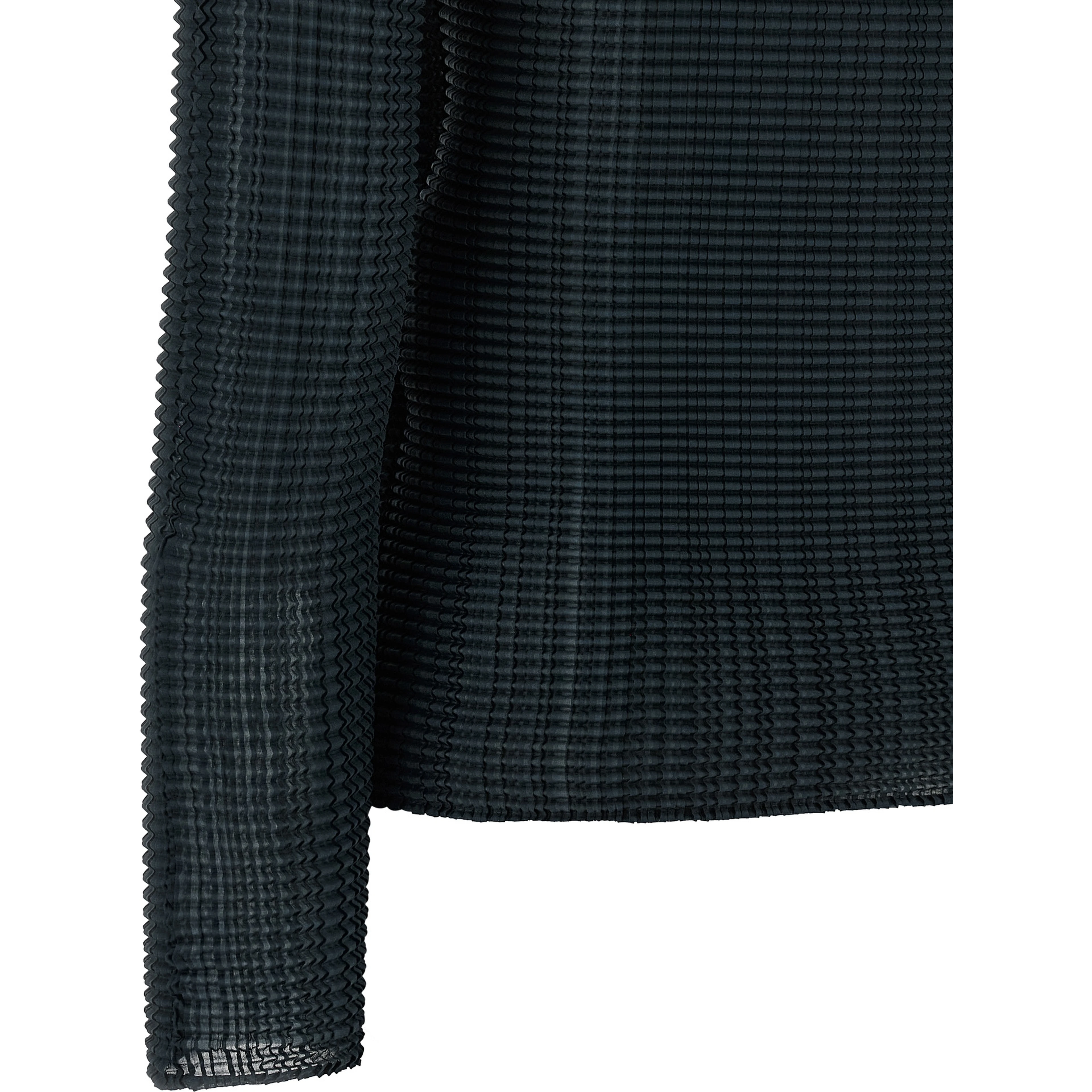 Blue Polyester Cardigan