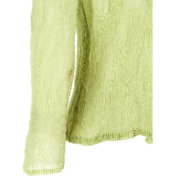 Bicolor Polyester Cardigan