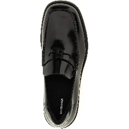 Black Calfskin Slip-On Loafers