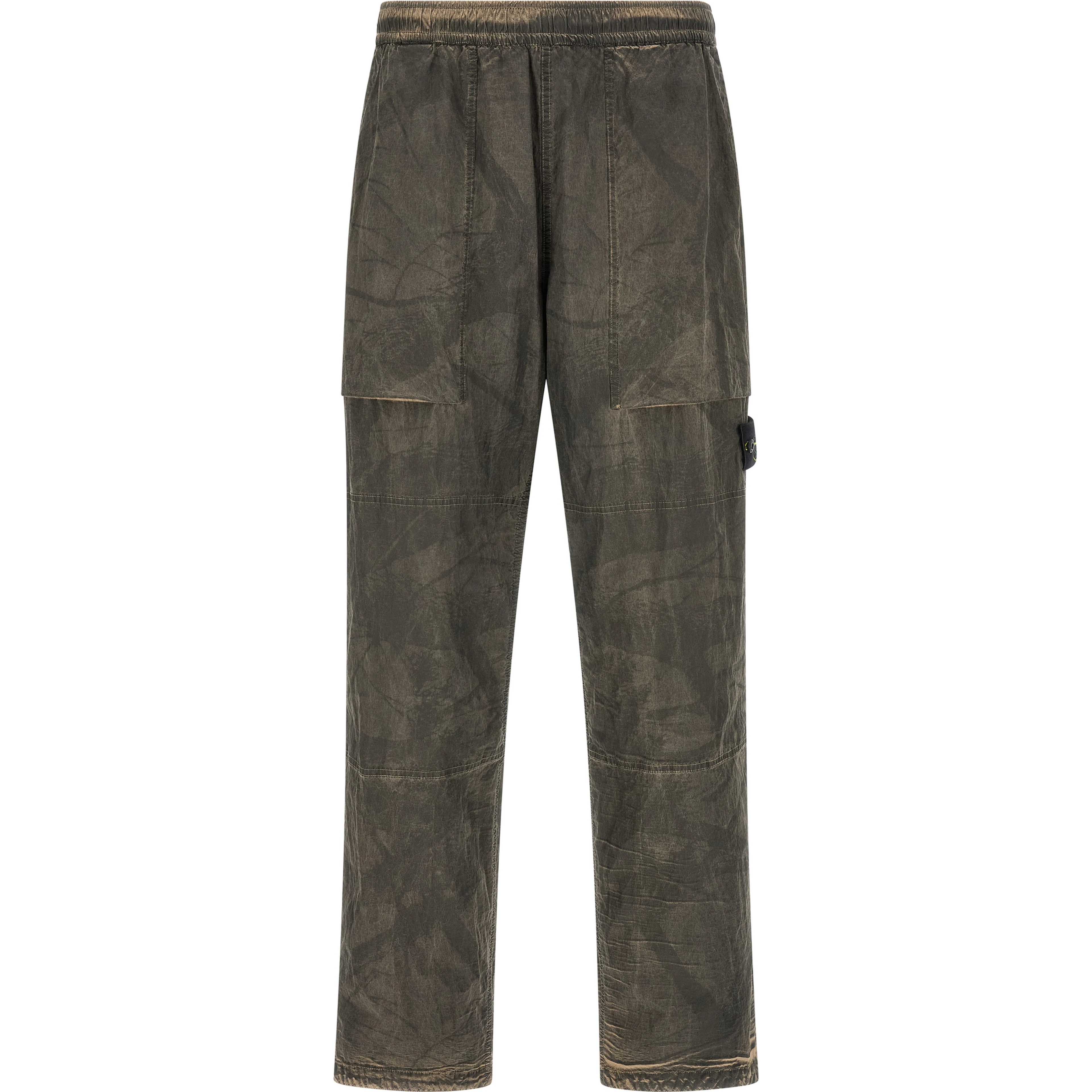 Gray Polyamide Casual Pants