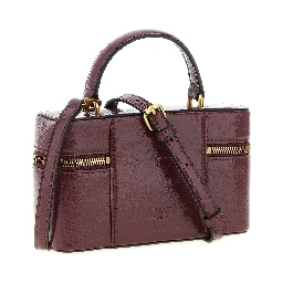 Bordeaux Calfskin Crossbody Bag