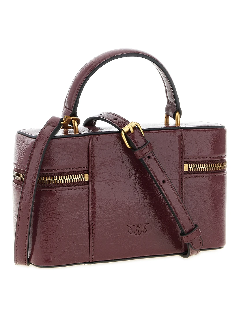 Bordeaux Calfskin Crossbody Bag