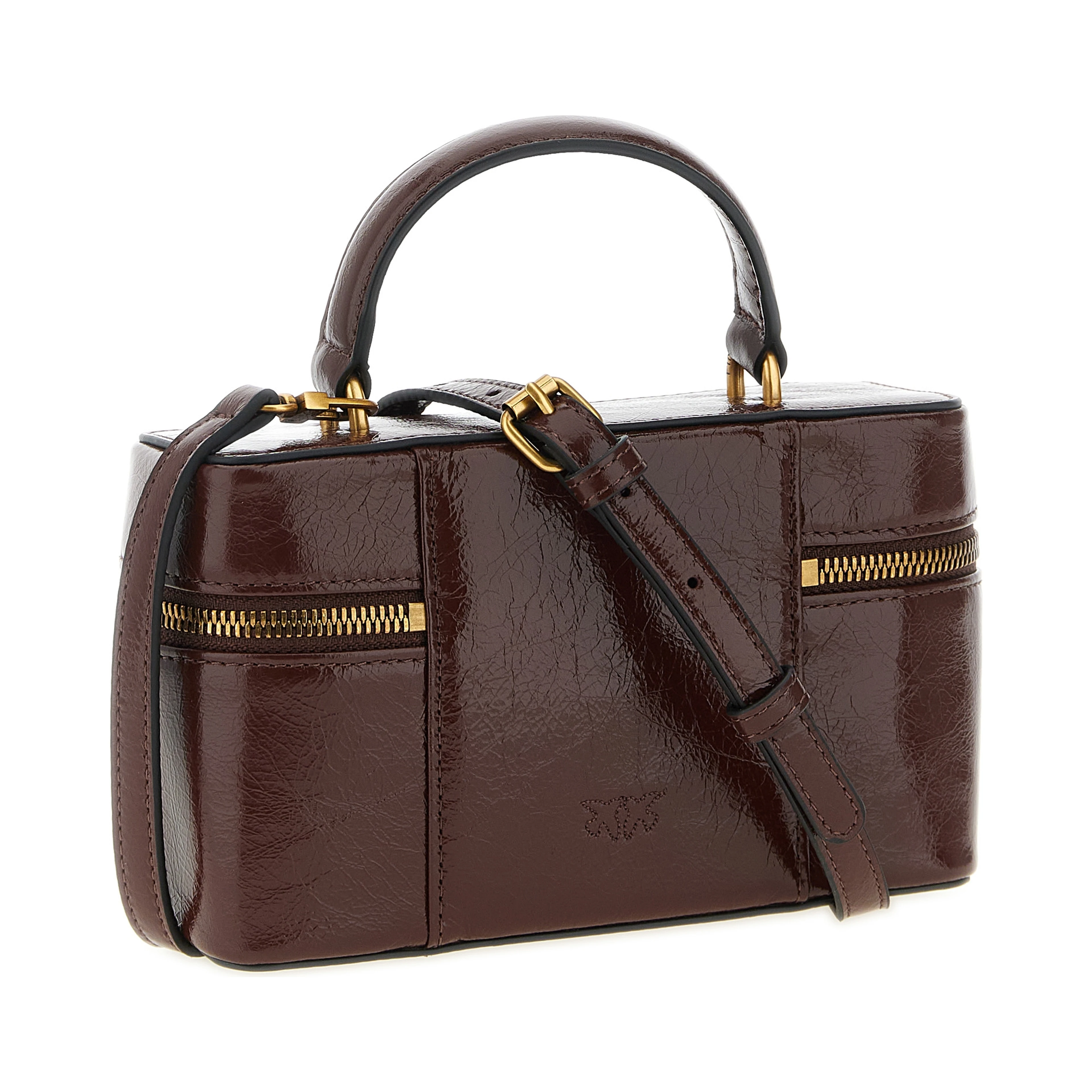 Bordeaux Calfskin Crossbody Bag