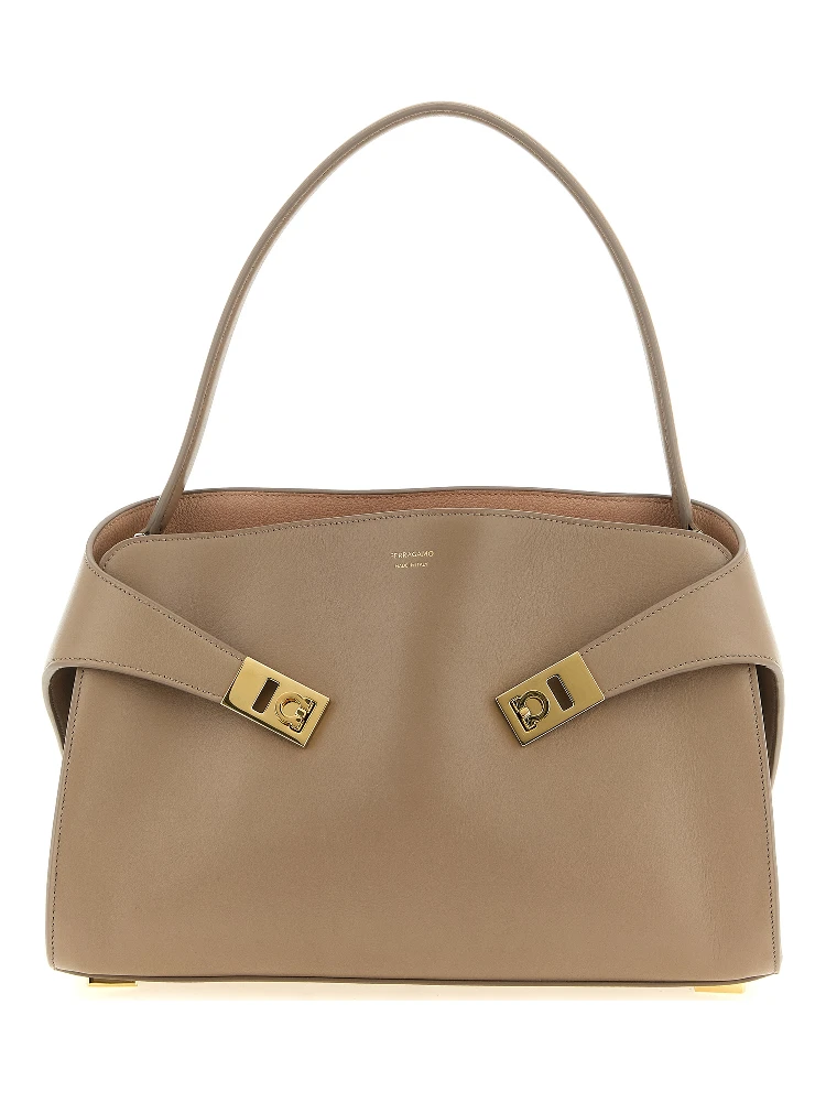 Multicolor Calfskin Shoulder Bag