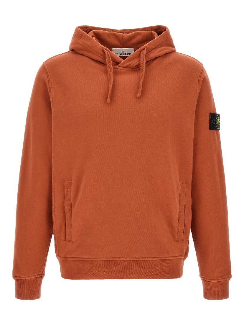 Orange Cotton Sweatshirt