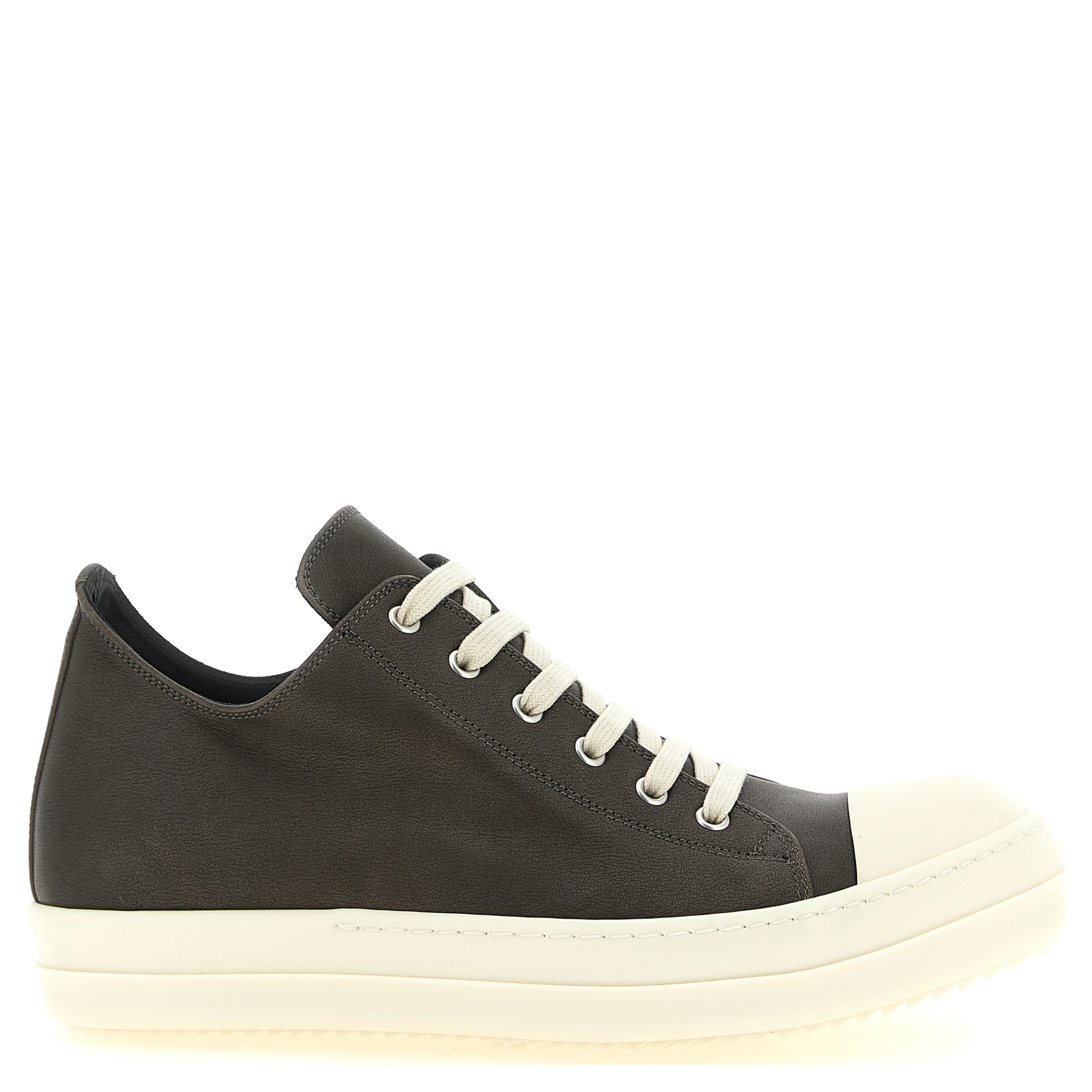 Black Calfskin Low Top Sneakers