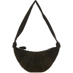 Brown Lamb Leather Shoulder Bag