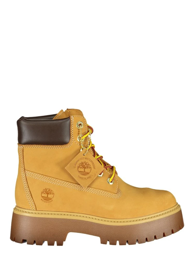 Brown Leather Women Boot