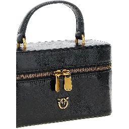 Black Calfskin Crossbody Bag