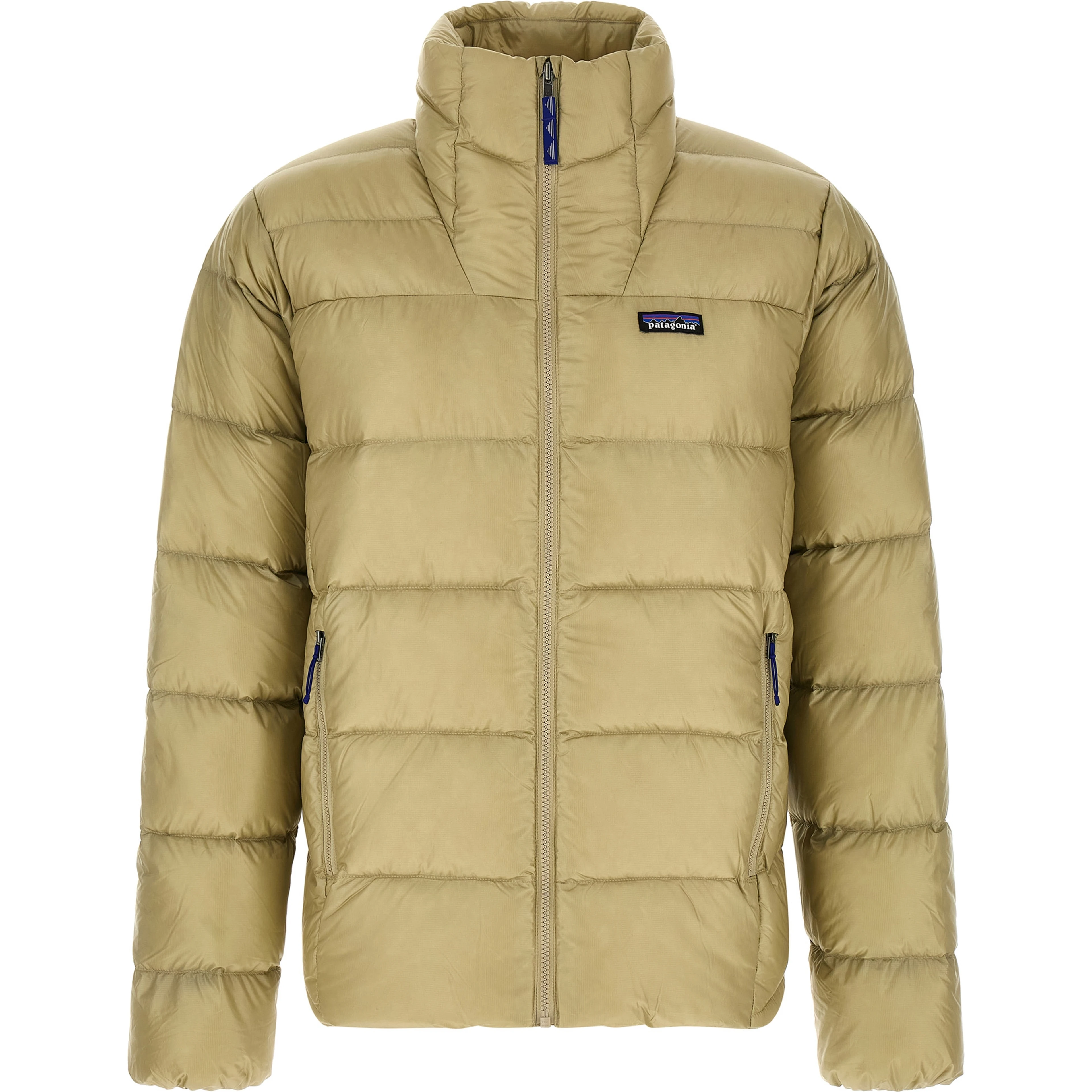 Beige Nylon Full-Length Jacket