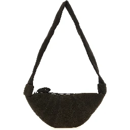 Brown Lamb Leather Shoulder Bag