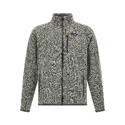 Gray Polyester Full-Length Jacket