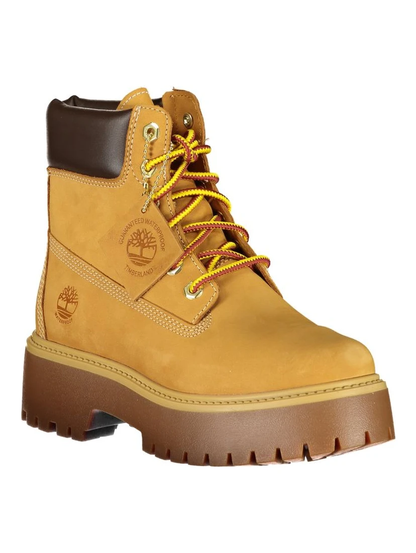 Brown Leather Women Boot