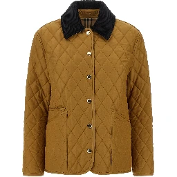 Beige Polyester Shell Jacket