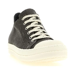 Black Calfskin Low Top Sneakers
