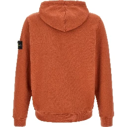 Orange Cotton Sweatshirt