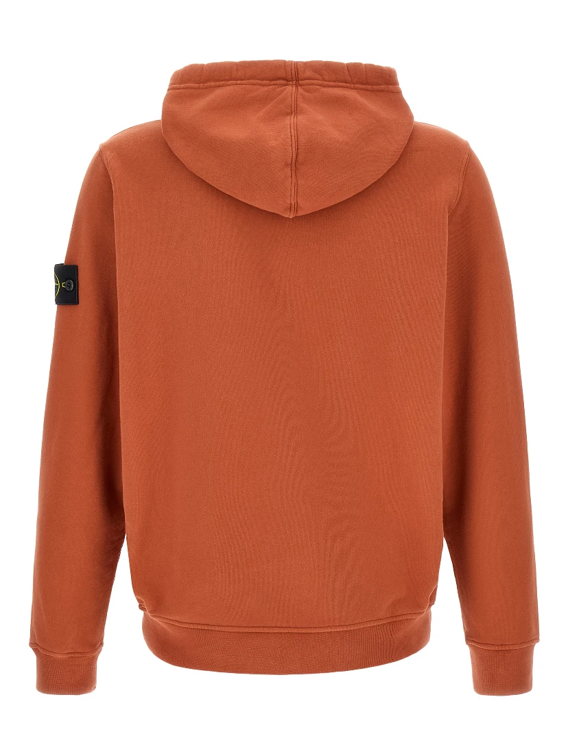 Orange Cotton Sweatshirt