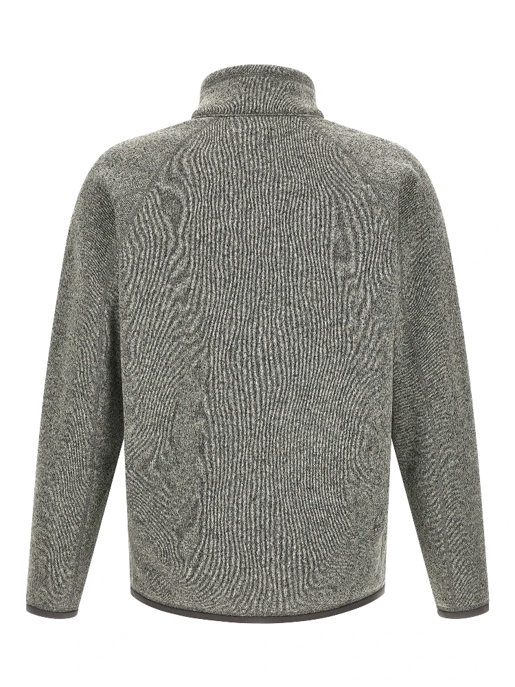 Gray Polyester Full-Length Jacket alternative