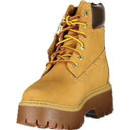Brown Leather Women Boot