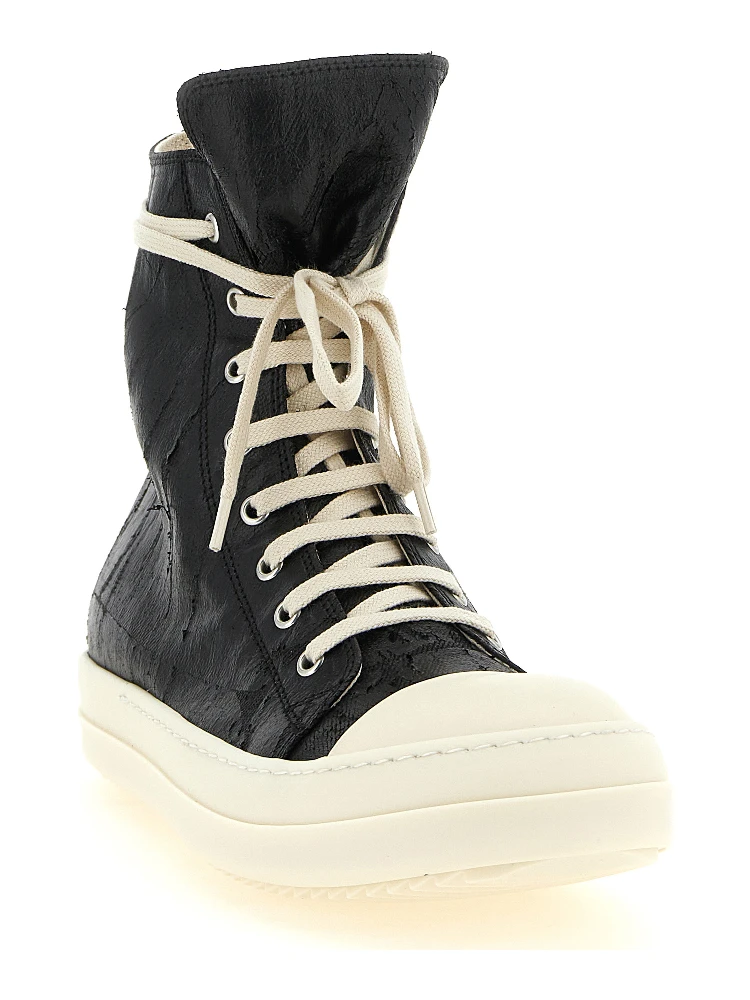 Black Cotton High Top Sneakers alternative