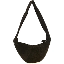 Brown Lamb Leather Shoulder Bag