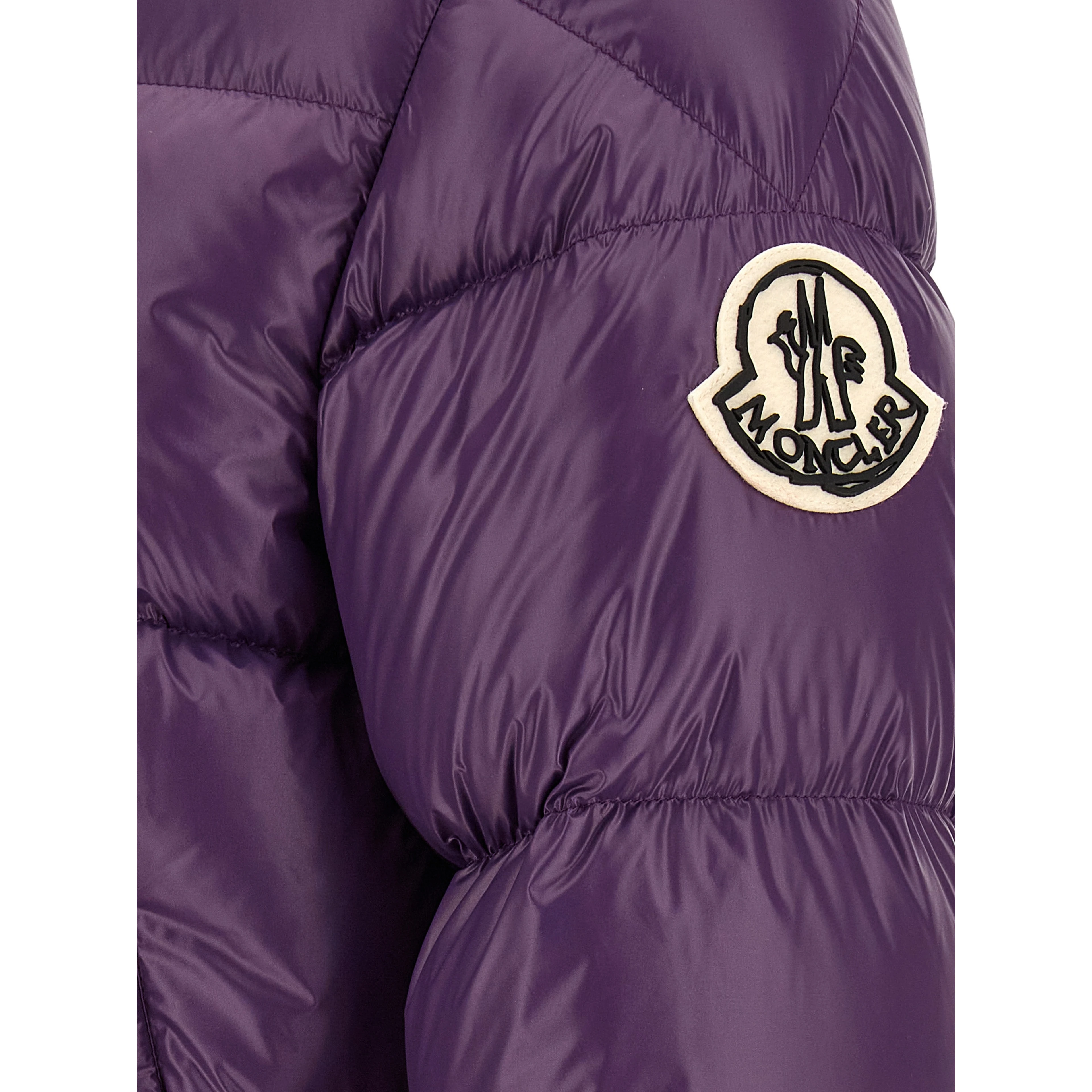 Purple Polyamide Shell Jacket