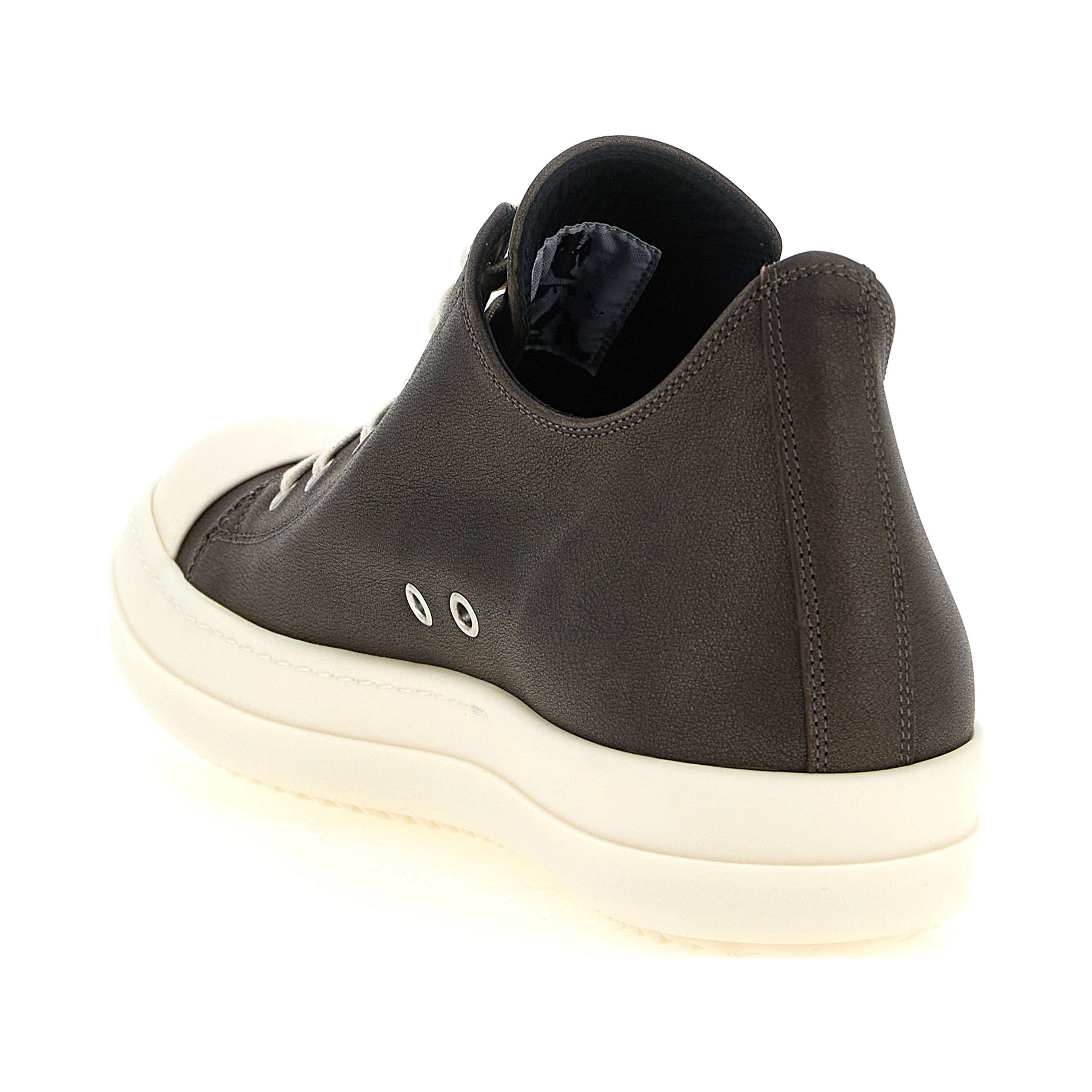 Black Calfskin Low Top Sneakers