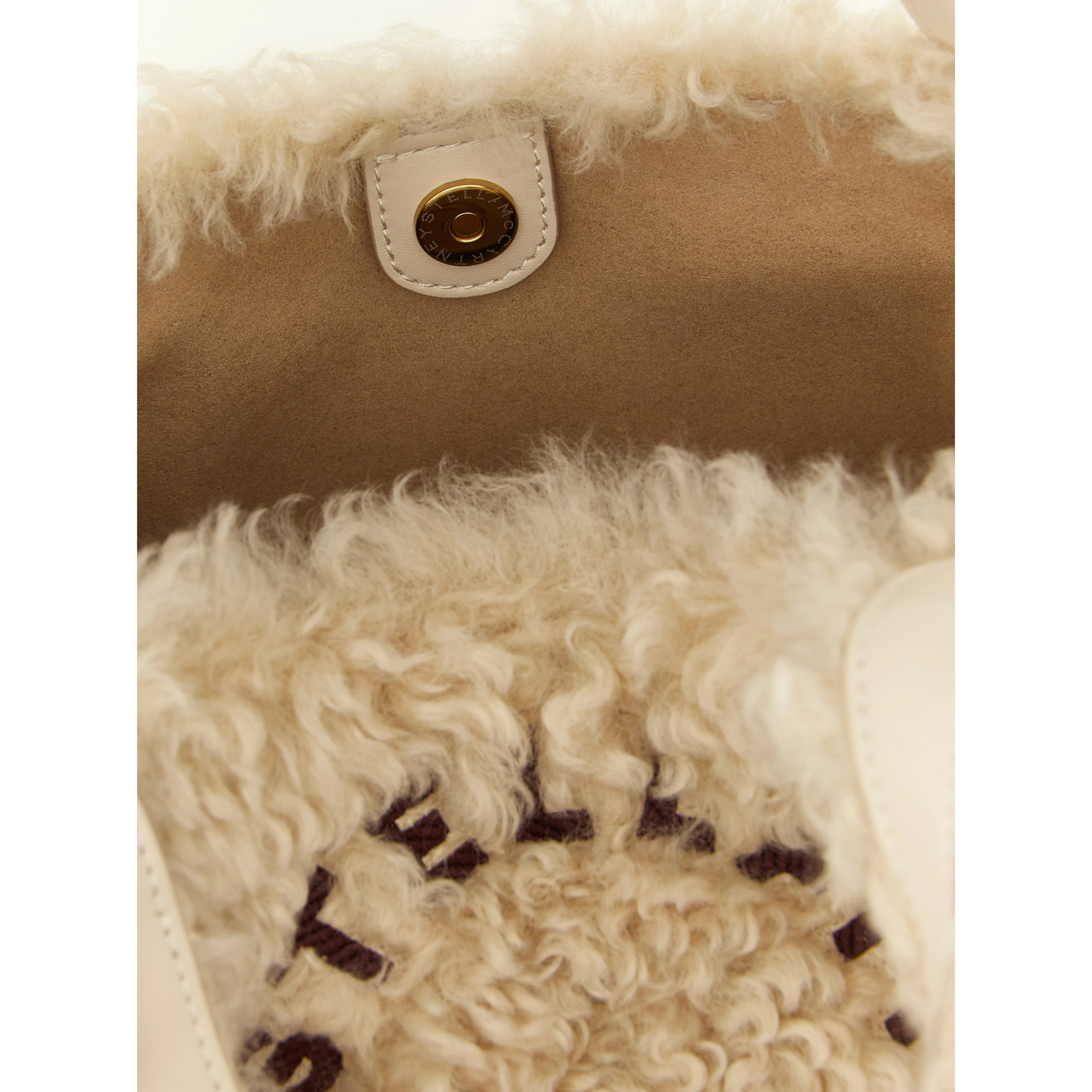 Beige Polyester Tote Bag