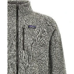 Gray Polyester Full-Length Jacket