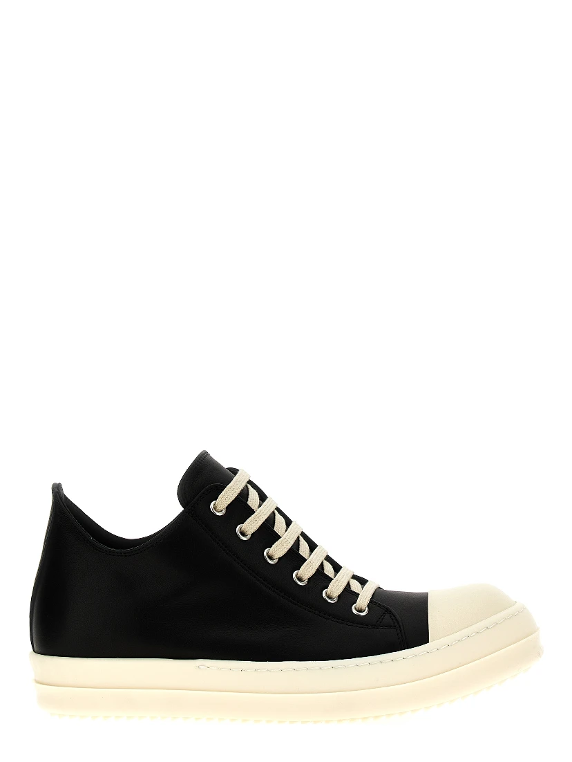 Bicolor Calfskin Low Top Sneakers