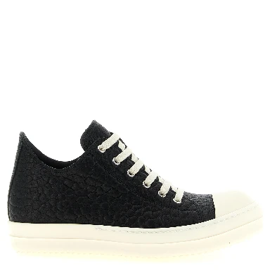 Bicolor Lamb Leather Low Top Sneakers