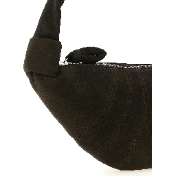 Brown Lamb Leather Shoulder Bag