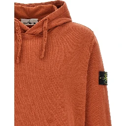 Orange Cotton Sweatshirt