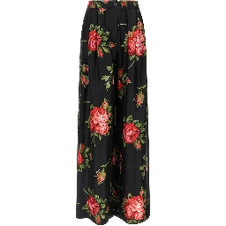 Black Silk Pants