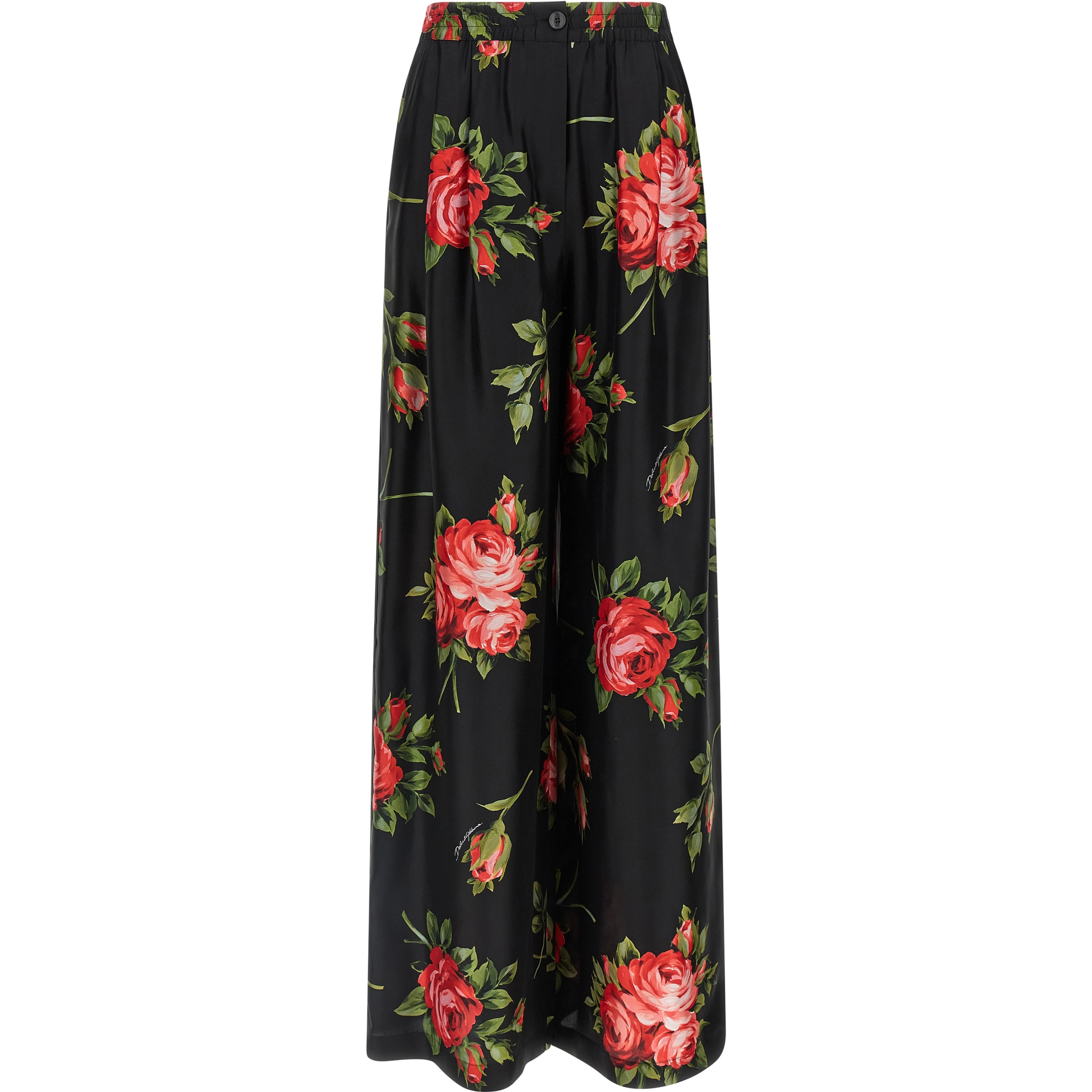 Black Silk Pants
