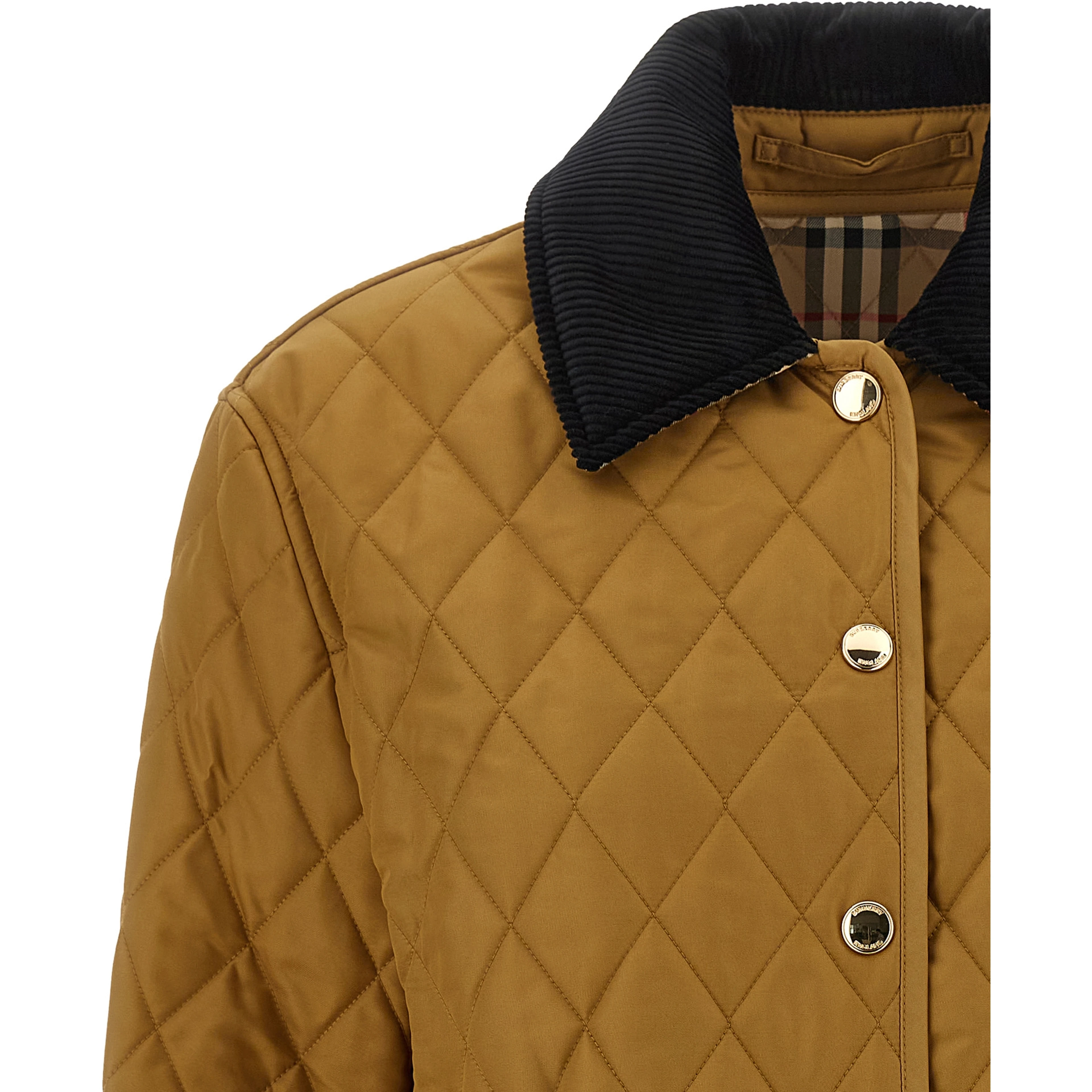 Beige Polyester Shell Jacket