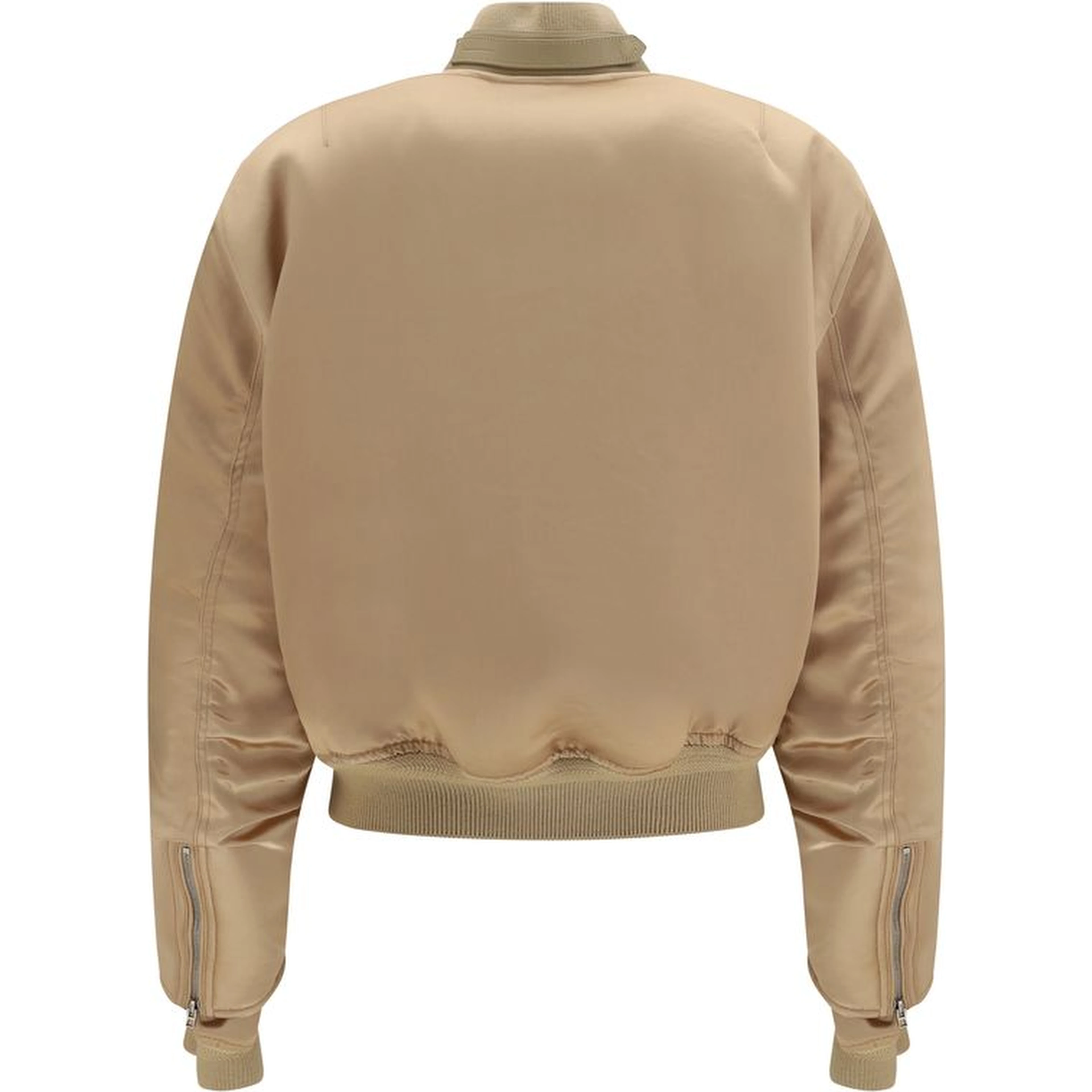 Gold Satin Bomber