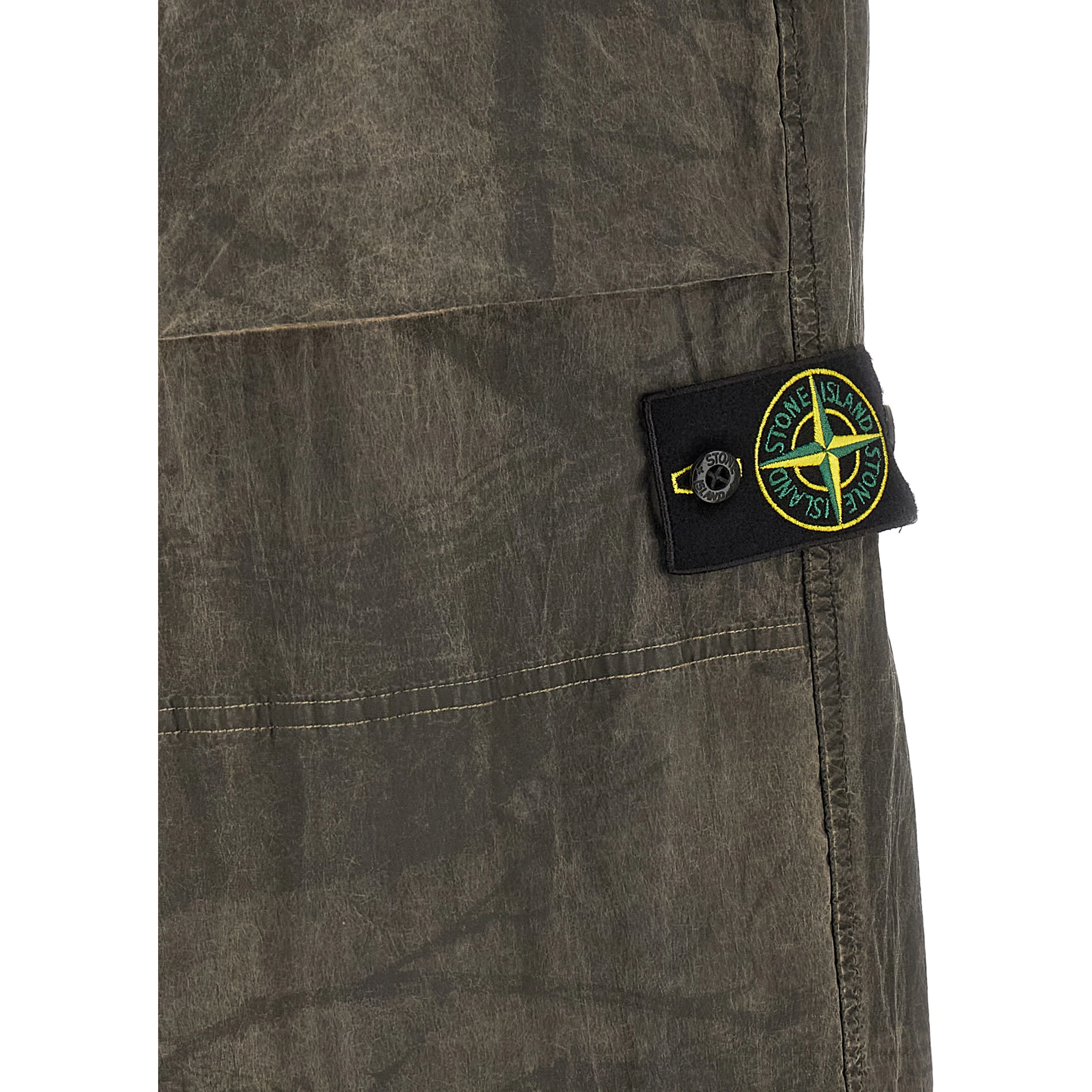 Gray Polyamide Casual Pants
