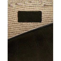 Brown Lamb Leather Shoulder Bag