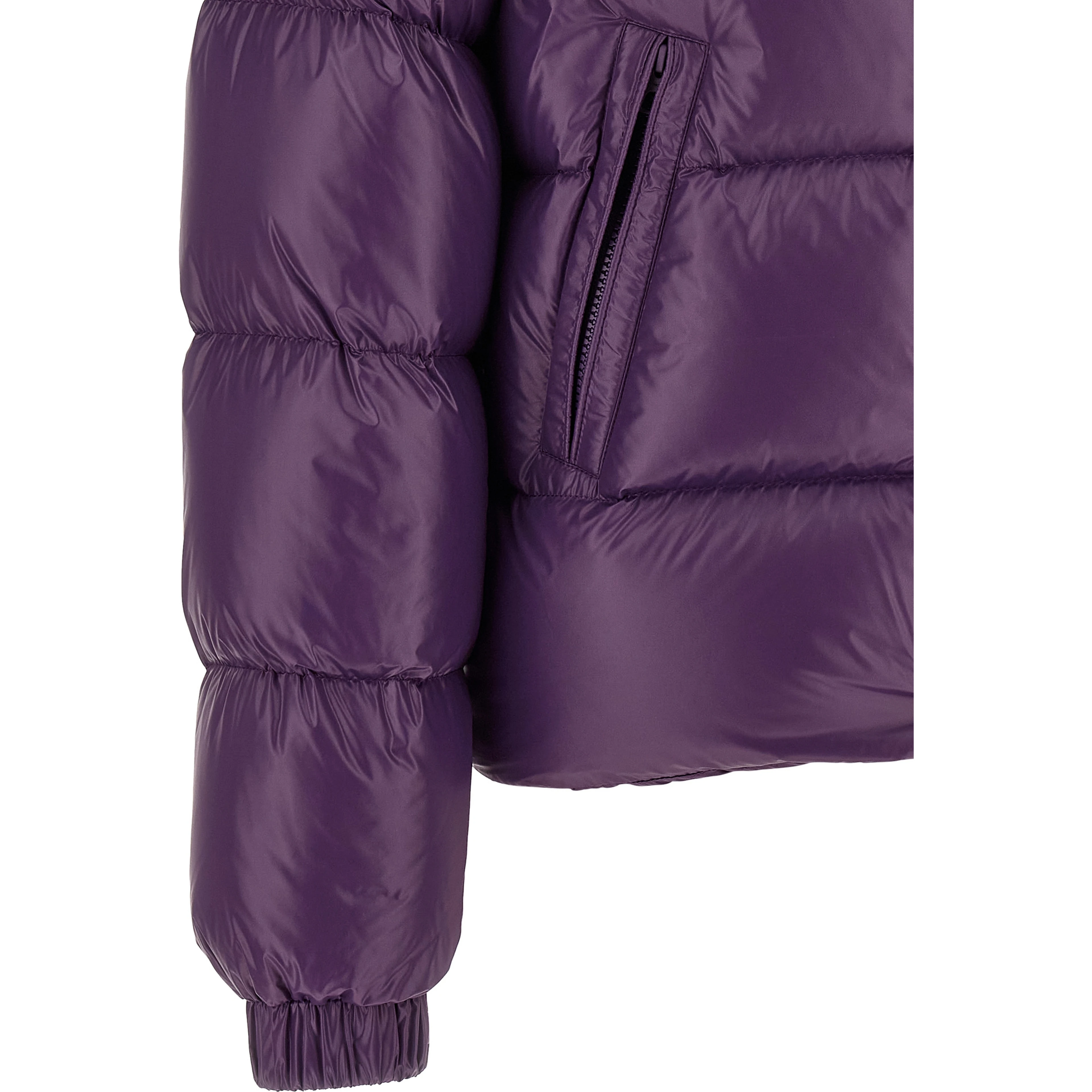 Purple Polyamide Shell Jacket