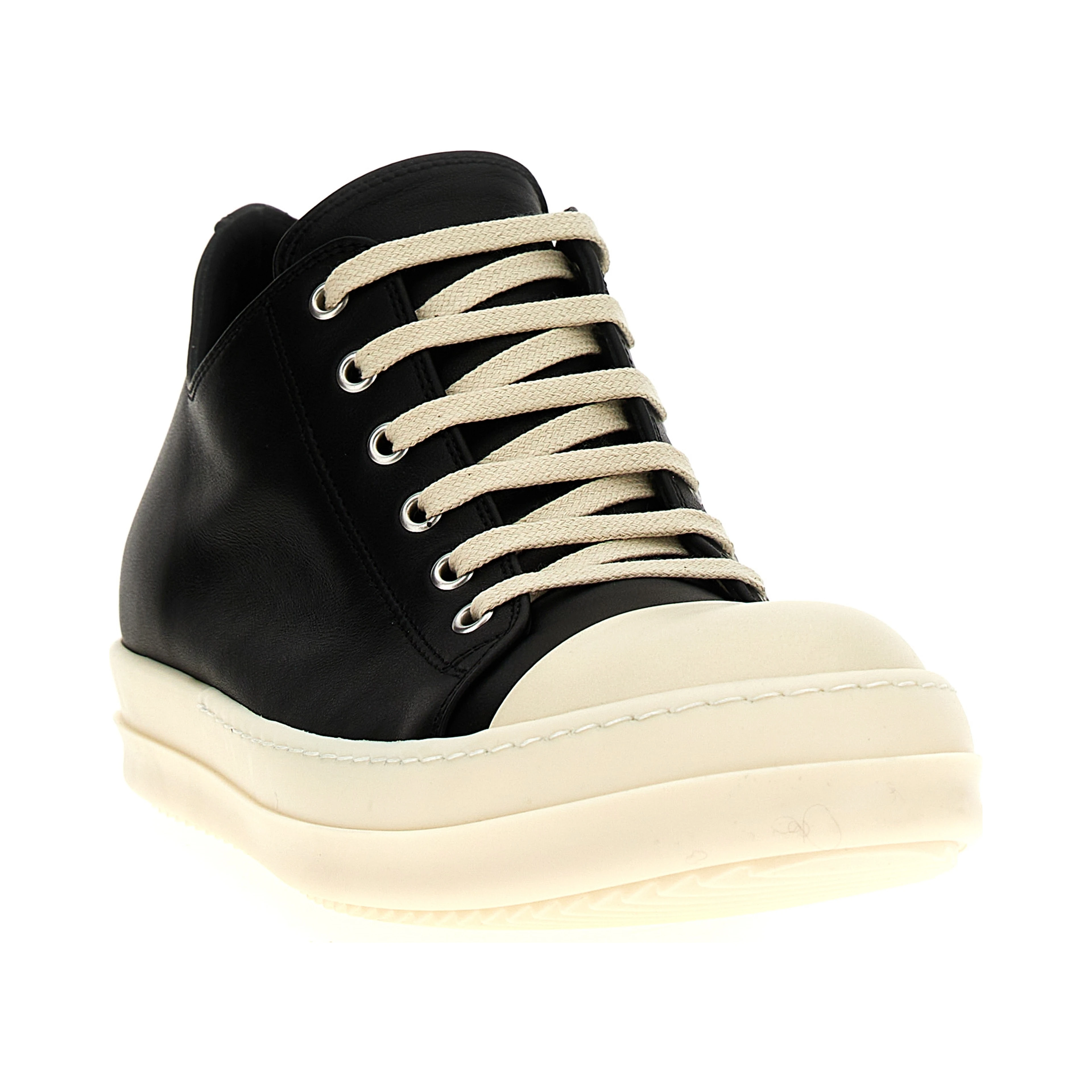 Bicolor Calfskin Low Top Sneakers