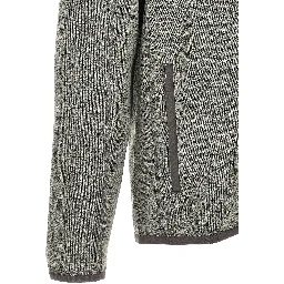 Gray Polyester Full-Length Jacket