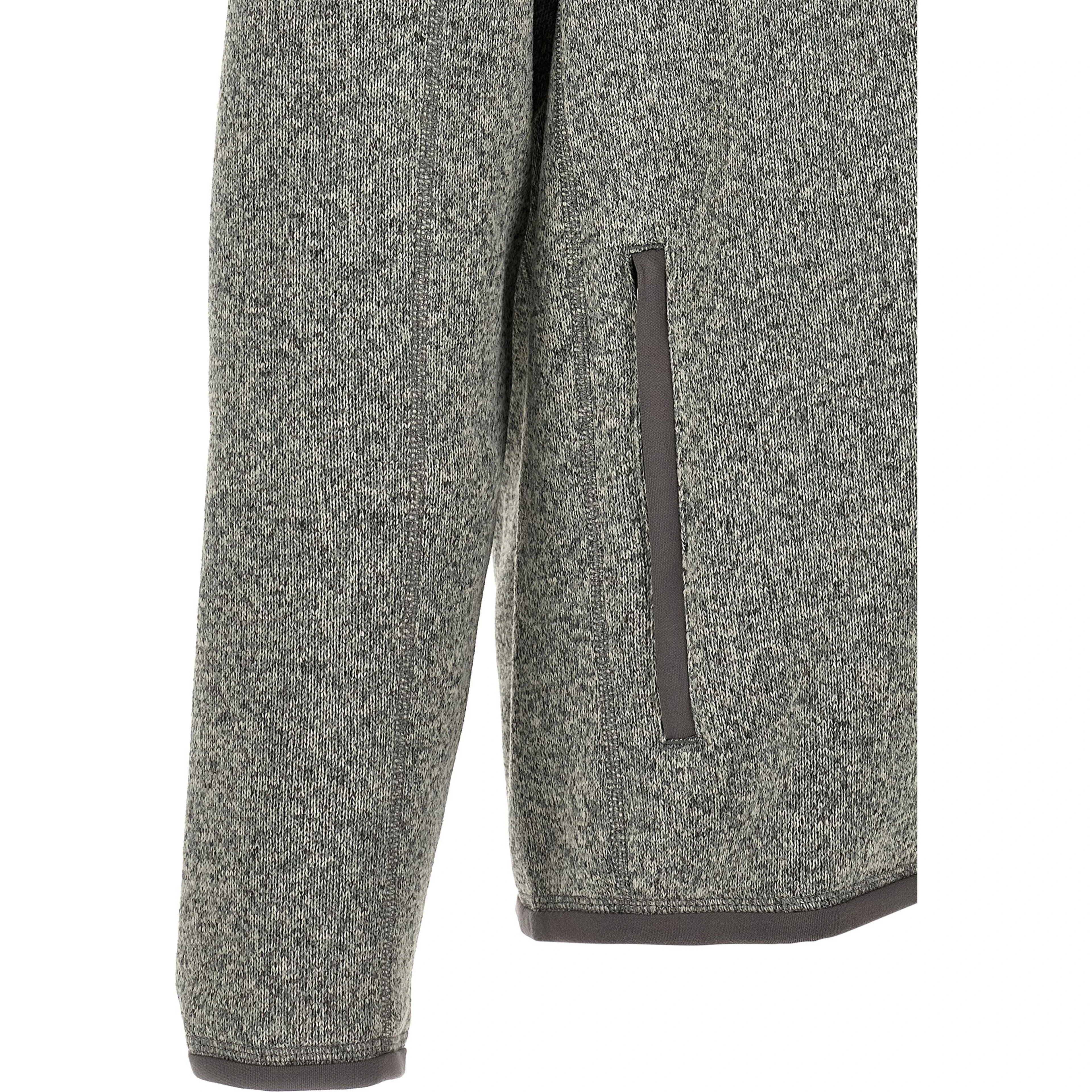 Gray Polyester Full-Length Jacket