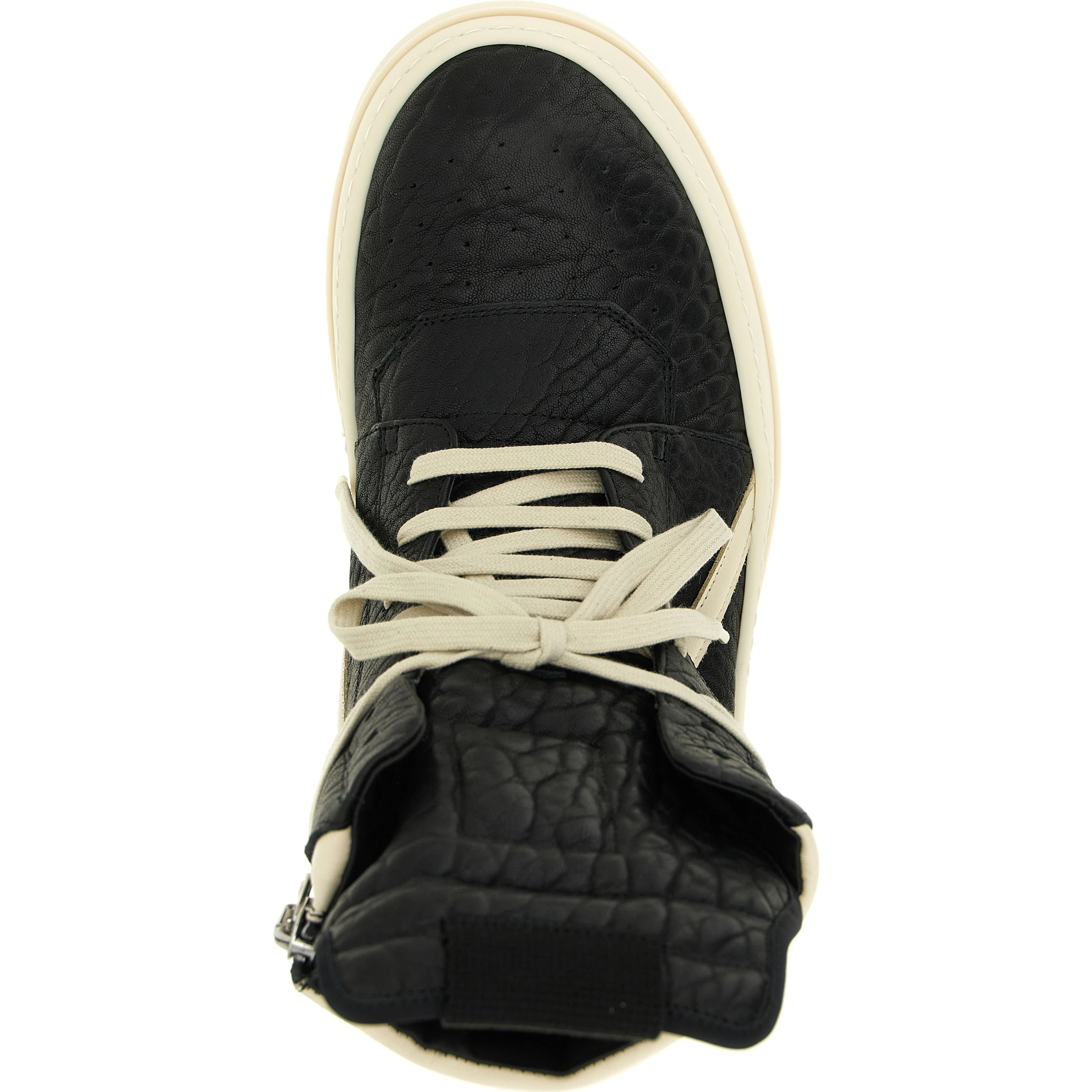 Bicolor Lamb Leather Athletic Sneakers