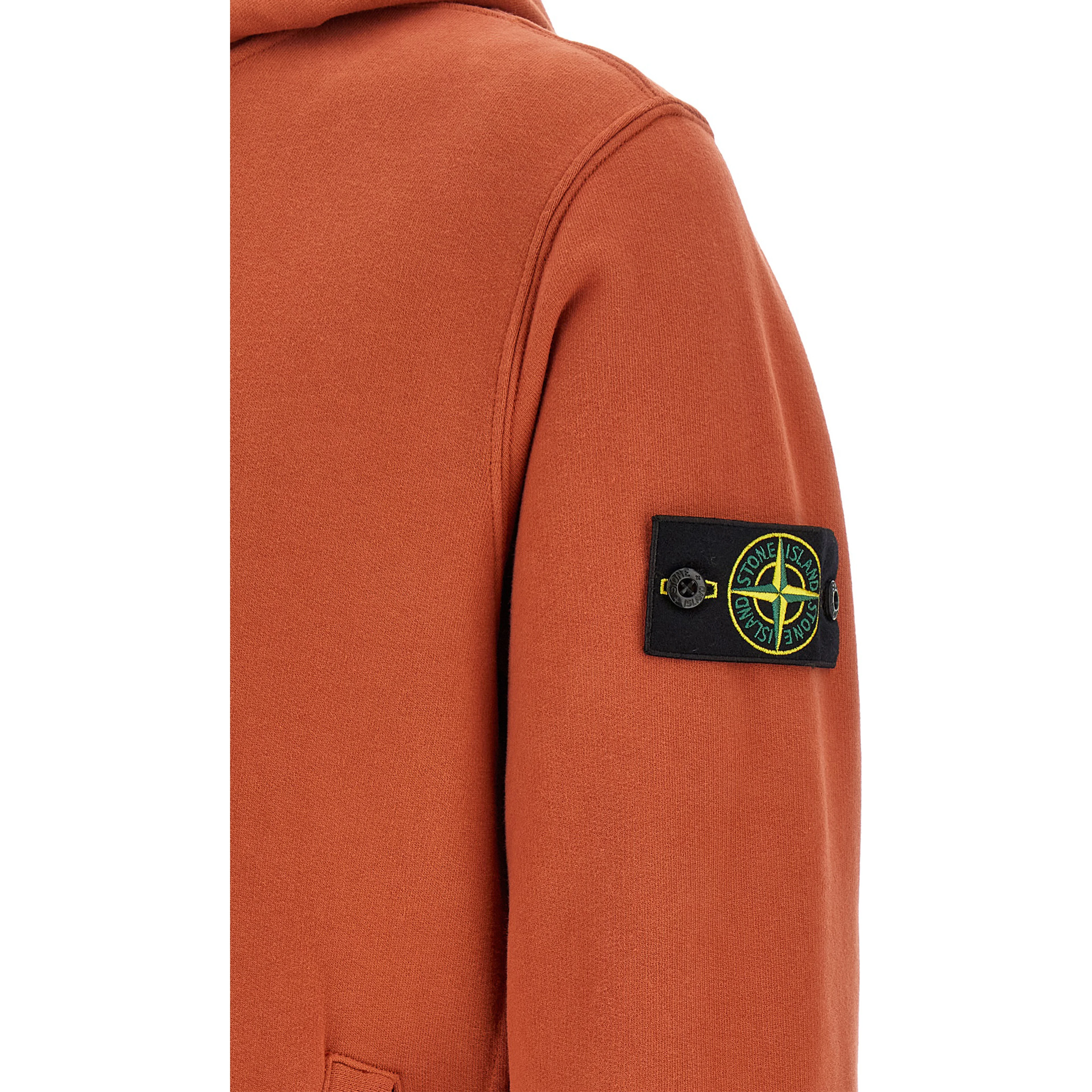 Orange Cotton Sweatshirt