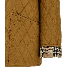Beige Polyester Shell Jacket